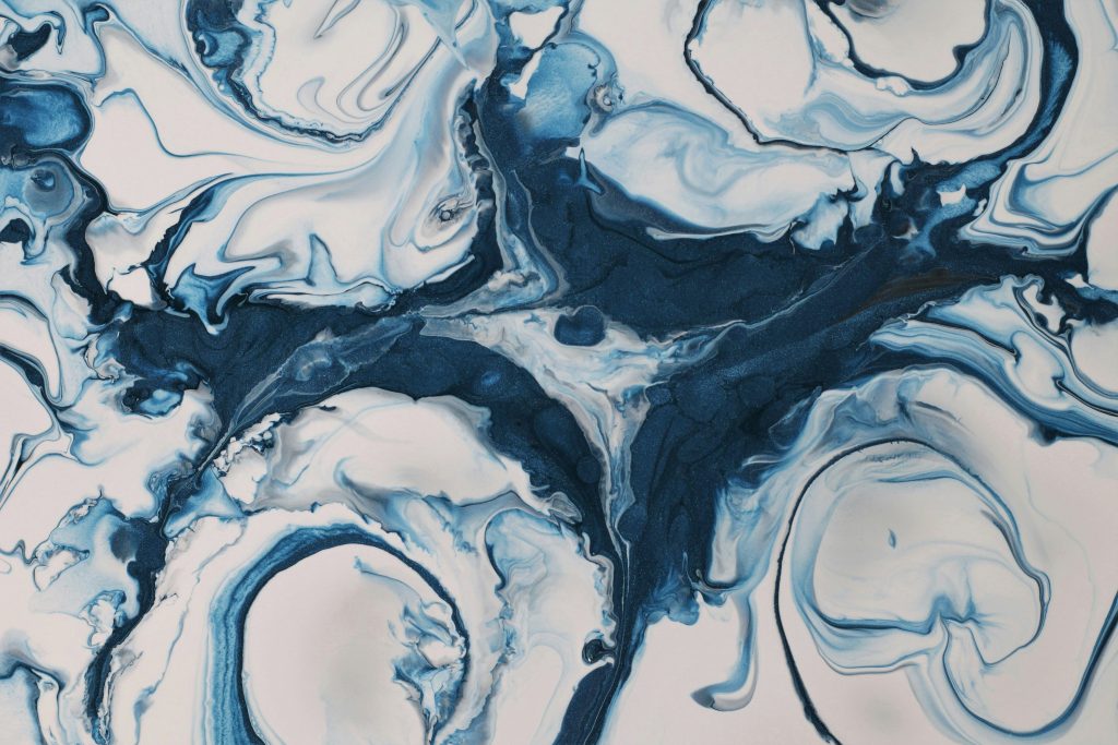Abstrakte Darstellung von Thermalsole – mineralisches Heilwasser